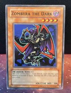 Zombyra the Dark LON-074 Yu-Gi-Oh! Labyrinth of Nightmare 2003 LP - Image 1