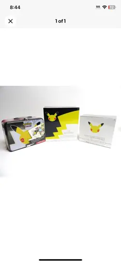 ✅ Pokemon Center Celebrations ETB 25th Anniversary Regular Etb Lunch box Sealed - Image 1