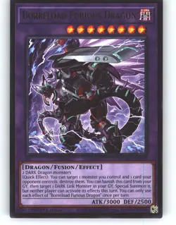 Borreload Furious Dragon MZMU-EN099 Rare Maze of Muertos Yu-Gi-Oh 1st Edition NM - Image 1