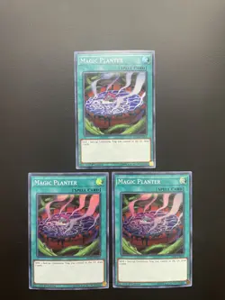 Yugioh Magic Planter SHVA-EN055 Super Rare 1st Edition NM/LP X3 - Image 1