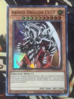 Yugioh: Armed Dragon LV10 - GFTP-EN075 - Ultra Rare - 1st Edition - NM - Image 1