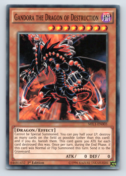 Gandora the Dragon of Destruction - MIL1-EN005 - Common - 1st Edition - Yugioh - Image 1