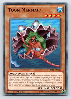 Toon Mermaid - SS01-ENC06 - Common - 1st Edition - Yugioh - Image 1