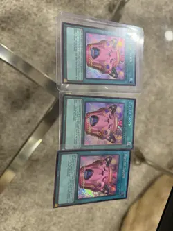 CORI-EN061 Pot of Sloth x3 Secret Rare 1st Ed YuGiOh Playset - Image 1