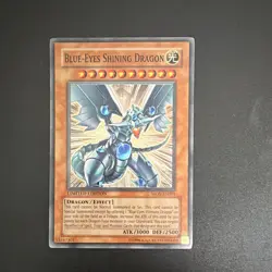Konami Yu-Gi-Oh! Blue-Eyes Shining Dragon MOV-EN001 Secret Rare Holo Limited - Image 1