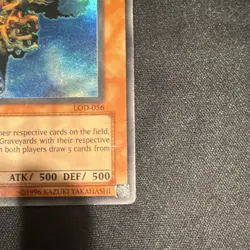 Konami Yu-Gi-Oh! Fiber Jar LOD-056 Legacy of Darkness Unlimited Holo Rare - Image 4