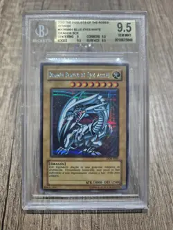 Yu-gi-oh BGS/Beckett DDS-001 (spanish) DOR-S001 Blue eyes white dragon - Image 1