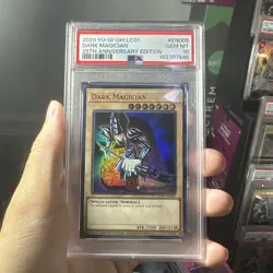 Yugioh Dark Magician En005 25th Anniversary Psa 10 - Image 5