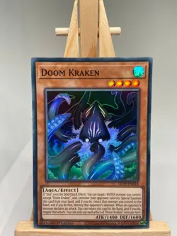 Doom Kraken - Super Rare 1st Edition LED9-EN018 - NM - YuGiOh - Image 1