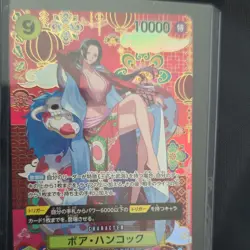 Bandai One Piece Card Game Boa Hancock SP OP14-112 Alt Art Foil SR JP 10000 - Image 1