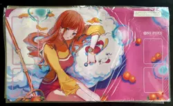 One Piece TCG Nami & Zeus Playmat Bandai Fest 24-25 (No Promo) NEW - Image 1