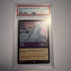 2023 Disney Lorcana EN2 Elsa, Gloves Off Error foil - Image 1