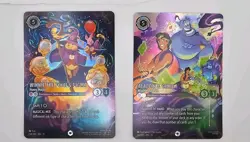 Disney Lorcana Winnie The Pooh & Piglet and Aladdin & Genie Enchanted - Image 1