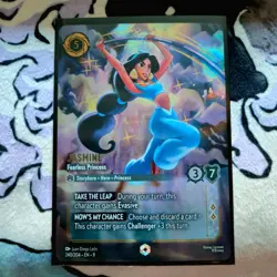 Jasmine Fearless Princess Fabled 240/204 Enchanted Disney Lorcana NM - Image 1