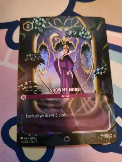 2025 Disney Lorcana EN 7 Show Me More! Enchanted #211/204 NM - Image 1