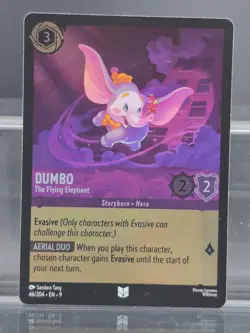 Disney Lorcana Dumbo - The Flying Elephant 46/204 Fabled Uncommon Foil - Image 1