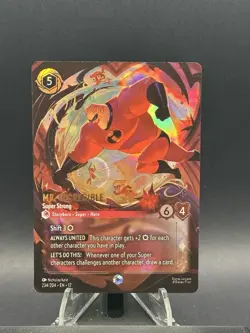 Lorcana Mr Incredible Super Strong Enchanted Wilds Unknown 234/204 - Image 1