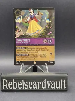 Lorcana Snow White 32/204 EN 12 Legendary Foil - Image 1