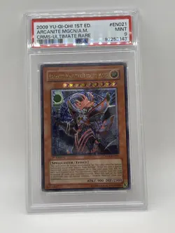Arcanite Magician/Assault Mode PSA 9 MINT Ultimate Rare 1st Ed CRMS-EN021 Yugioh - Image 3