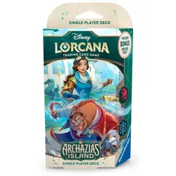 Disney Lorcana TCG: Archazia’s Island Starter Deck – Ruby/Sapphire – Sealed - Image 1