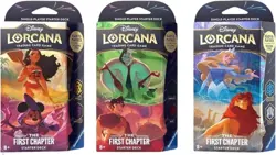 ✨SET OF 3✨ Disney Lorcana The First Chapter Starter Decks ✨SEALED✨ - Image 1