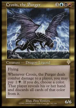 1x Crosis, the Purger Light Play, English Invasion MTG Magic - Image 1