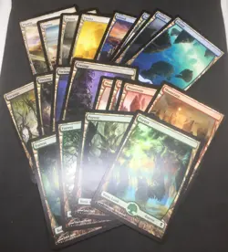 MTG-Magic the Gathering // Zendikar Full Art Lands Complete Set - Image 1