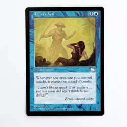 MTG Teferi's Veil Weatherlight Uncommon Enchantment Phasing LP Magic Gathering - Image 1
