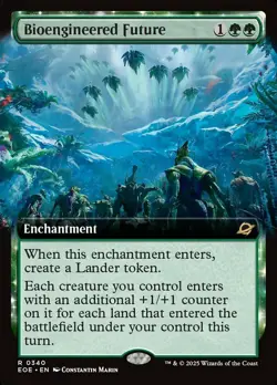 MTG I Bioengineered Future I Edge of Eternities I R 0340 I Extendet Art I NM ENG - Image 1