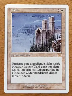 Mtg Magic: Exil, Exile, DEUTSCH, excellent-nearmint, 6. Edition - Image 1
