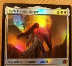 Mtg Magic # FOIL Lyra Morgenbringer, Lyra Dawnbringer, English, Angel Lord Engel - Image 3