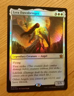 Mtg Magic # FOIL Lyra Morgenbringer, Lyra Dawnbringer, English, Angel Lord Engel - Image 4