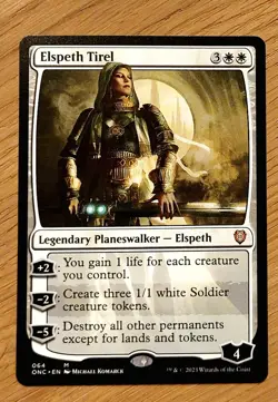 Mtg Magic: # FOIL # Elspeth Tirel, Planeswalker, English, Mythic - Image 1