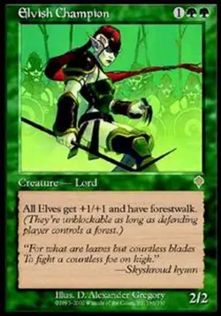 MRM FR/VF Championne elfe - Elvish Champion [GOOD] MTG magic INV - Image 1
