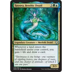 2x TATYOVA, BENTHIC DRUID - Merfolk - Dominaria - MTG - NM - Magic the Gathering - Image 1