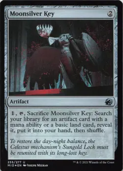 Moonsilver Key FOIL U Innistrad: Midnight Hunt 255 MTG - Image 1