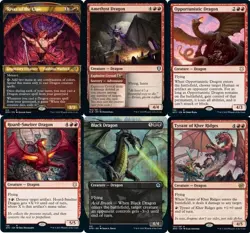 MTG Commander Dragon Deck EDH Deck Rivaz of the Claw 100 Magic Cards Custom - NM - Image 1