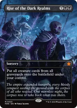 MTG [FDN-323 NM] Rise of the Dark Realms (Borderless) - Image 1