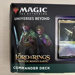 Magic The Lord of The Rings Tales of Middle-Earth - 4 Commander Deck *Damaged* - Image 3