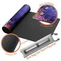 NEW Pokemon Playmat with Card Zones Free Bag Rubber Playmat Compatible Pokemon - Image 4