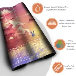 NEW Pokemon Playmat with Card Zones Free Bag Rubber Playmat Compatible Pokemon - Image 3