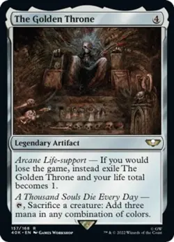 MTG [40K-157 NM] The Golden Throne - Image 1