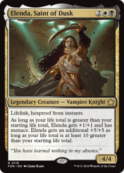 Magic MTG - Elenda, Saint of Dusk - MINT/NMINT - EN - Image 1