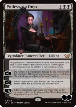 Magic the Gathering Planeswalker Professorin Onyx Liliana 153 mythic deutsch - Image 1
