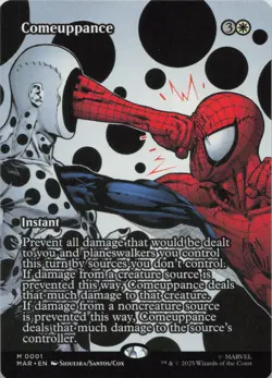 Comeuppance Borderless M Marvel Universe Eternal Legal 1 NM MTG - Image 1