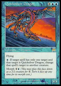 MTG QUICKSILVER DRAGON PLAYED - DRAGO DI MERCURIO - ONS - MAGIC - Image 1