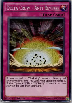 Delta Crow - Anti Reverse LC5D-EN140 Yu-Gi-Oh 1st Edition LP - Image 1