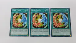 3x SPIRAL FUSION SPELL CARD 1ST EDITION ROTD-EN050 COMMON YUGIOH NM / UNPLAYED - Image 1