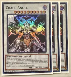 3x Chaos Angel 1st Edition Super Rare RA05-EN043 Yu-Gi-Oh! - Image 1