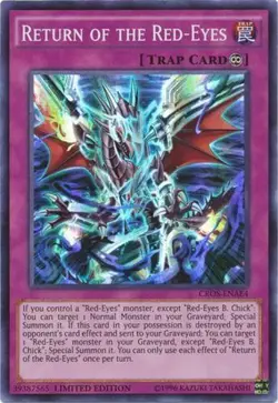 Yugioh! MP Return of the Red-Eyes - CROS-ENAE4 - Super Rare - Limited Edition Mo - Image 1